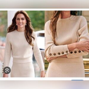 Sézane Sami Jumper Sweater in Natural Beige